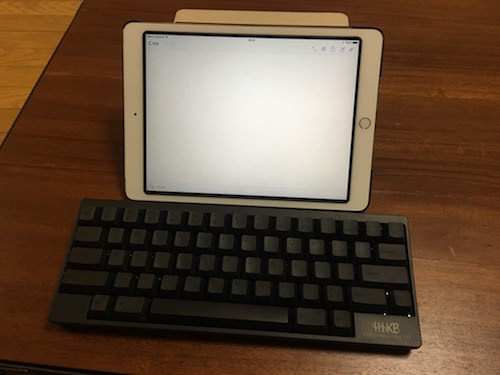 HHKB BT with iPad Air2